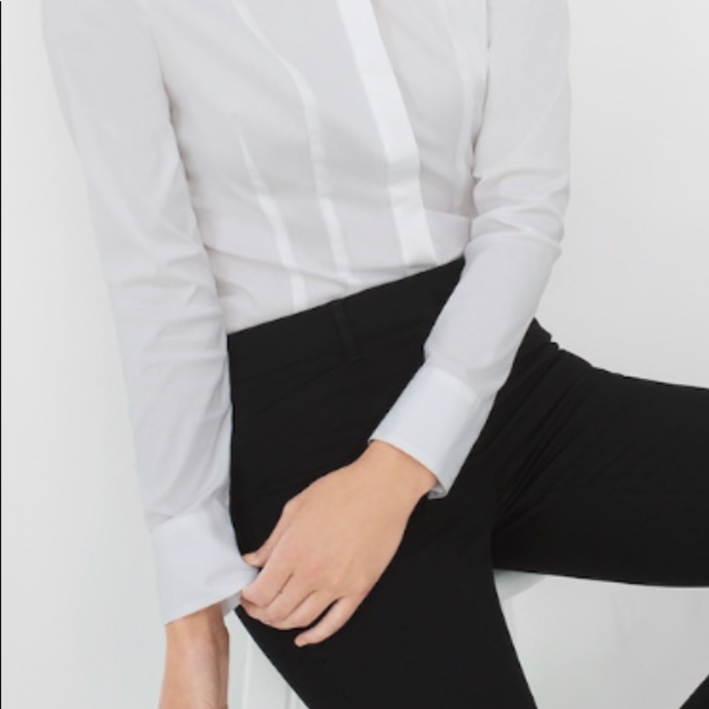 White House Black Market Button Down Dress Shirt